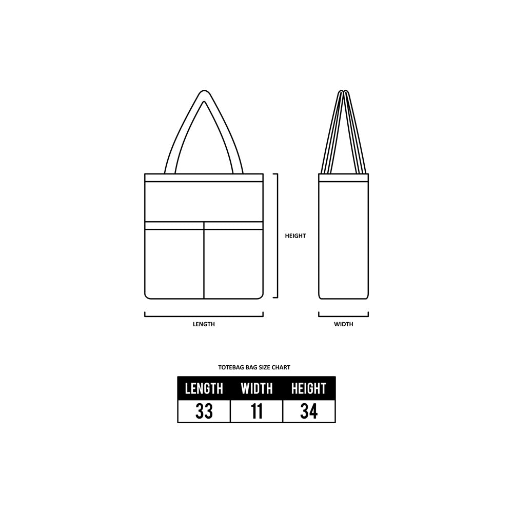 Lucas and Sons Orion TB1 Khaki Cordura Tote Bag 33 x 11 x 34