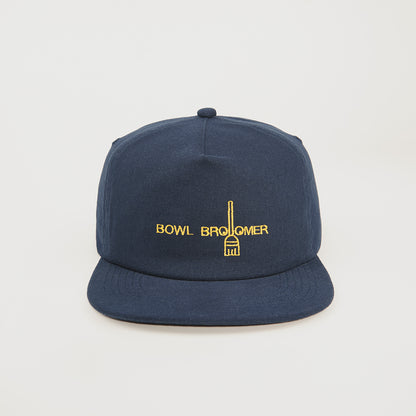 Lucas and Sons Broomer Navy Cotton Snapback Hat