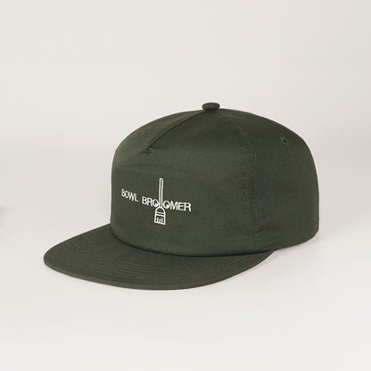 Lucas and Sons Broomer Olive Cotton Snapback Hat