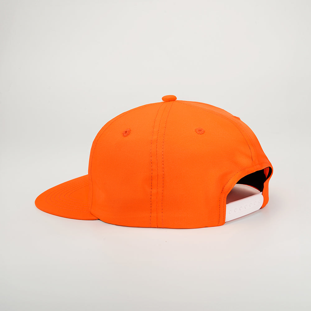 Lucas and Sons Curb Cult Orange Polyester Snapback Hat