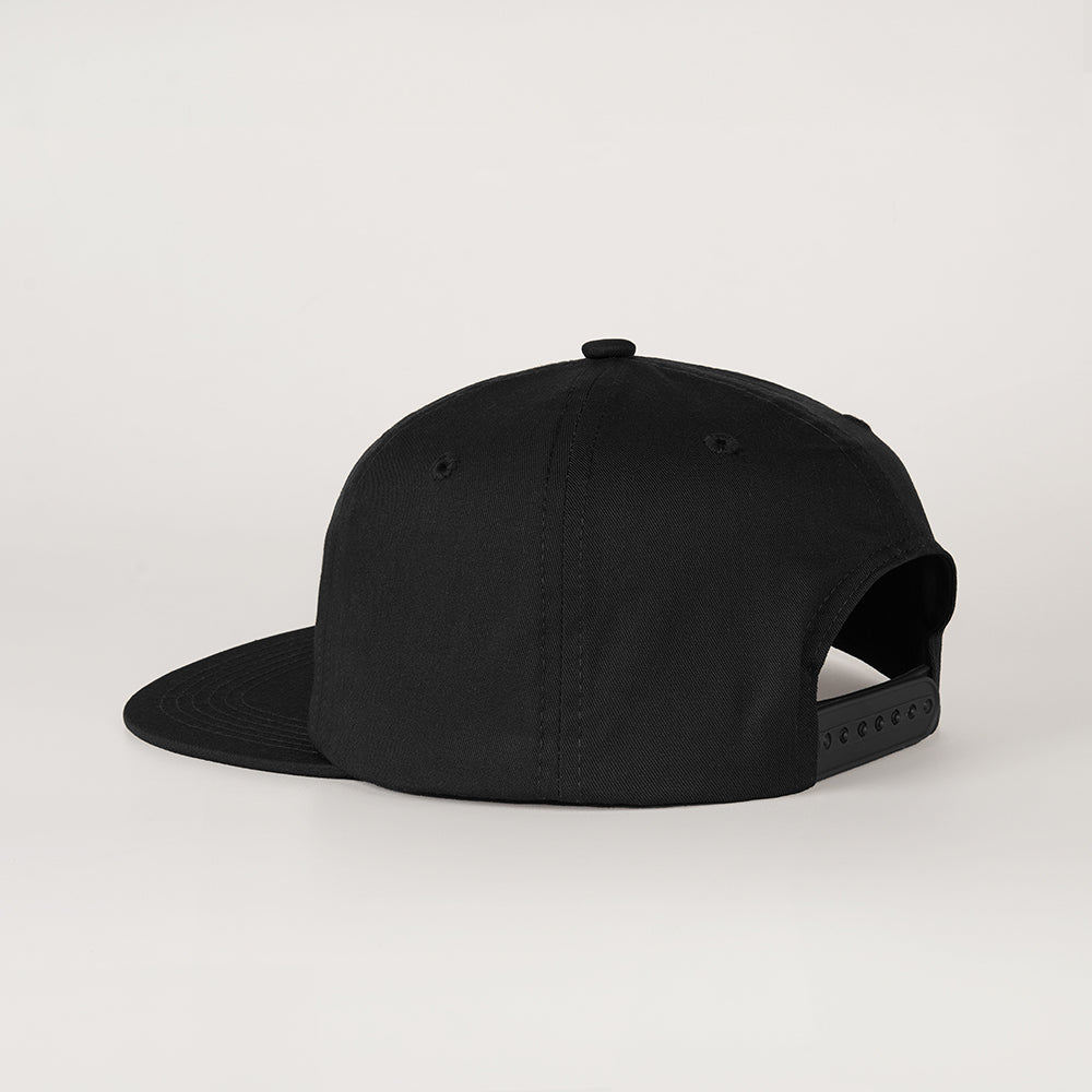 Lucas and Sons Death Black Cotton Snapback Hat