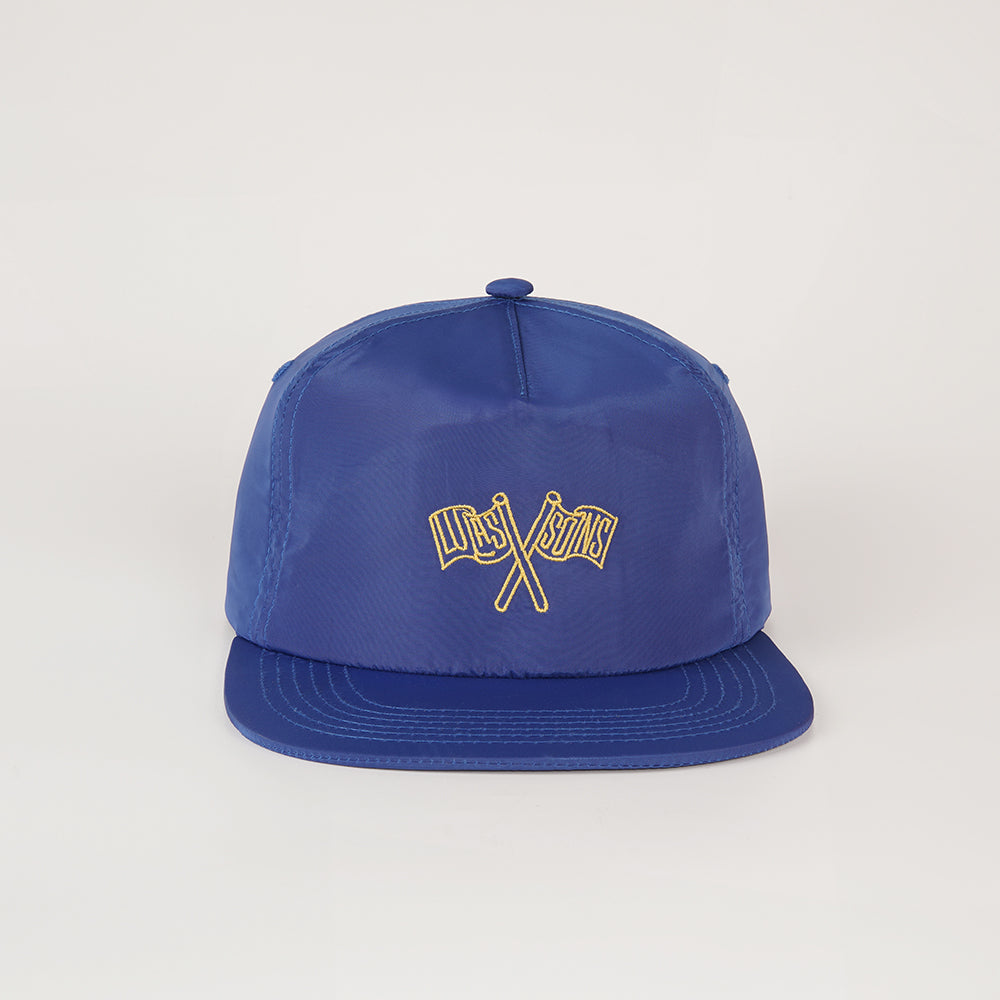 Lucas and Sons Bennett Flag Blue Polyester Snapback Hat