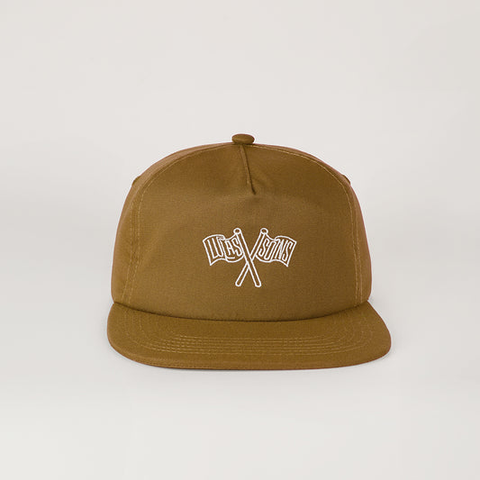 Lucas and Sons Bennett Flag Caramel Cotton Snapback Hat