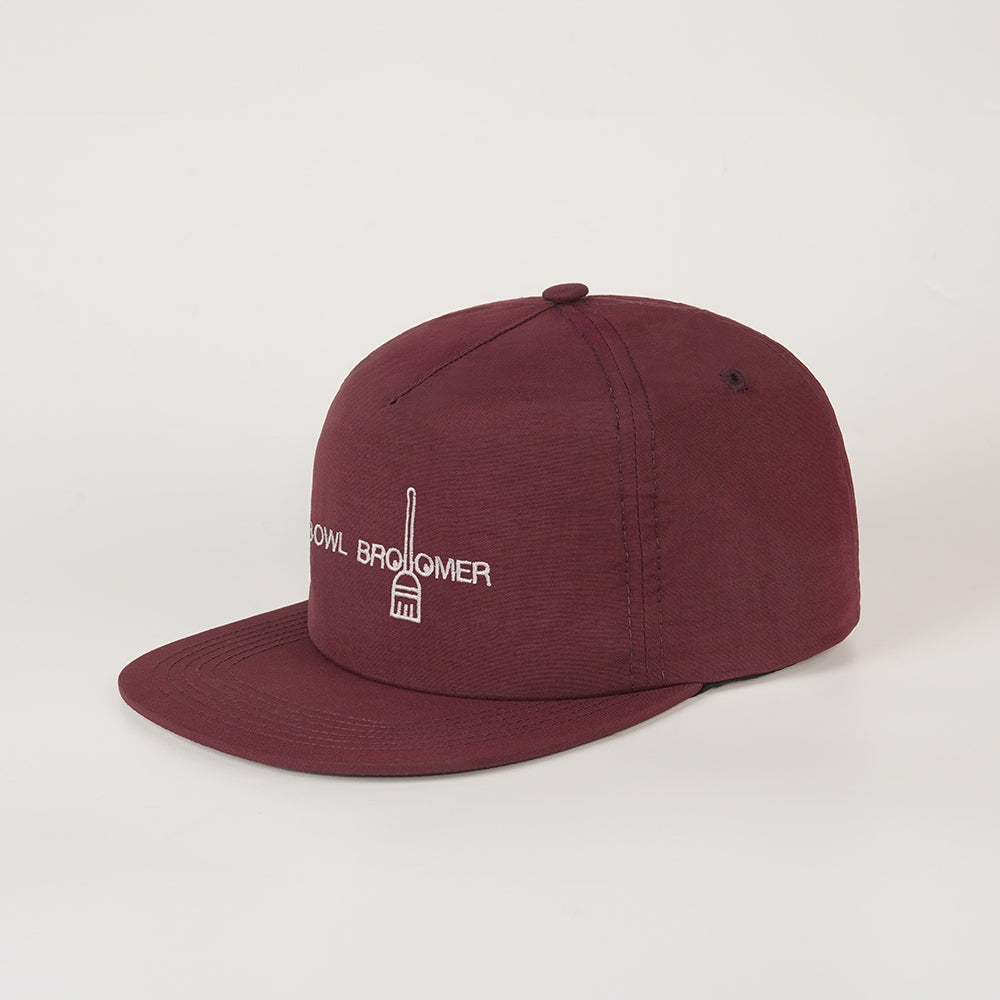 Lucas and Sons Broomer Maroon Cotton Snapback Hat