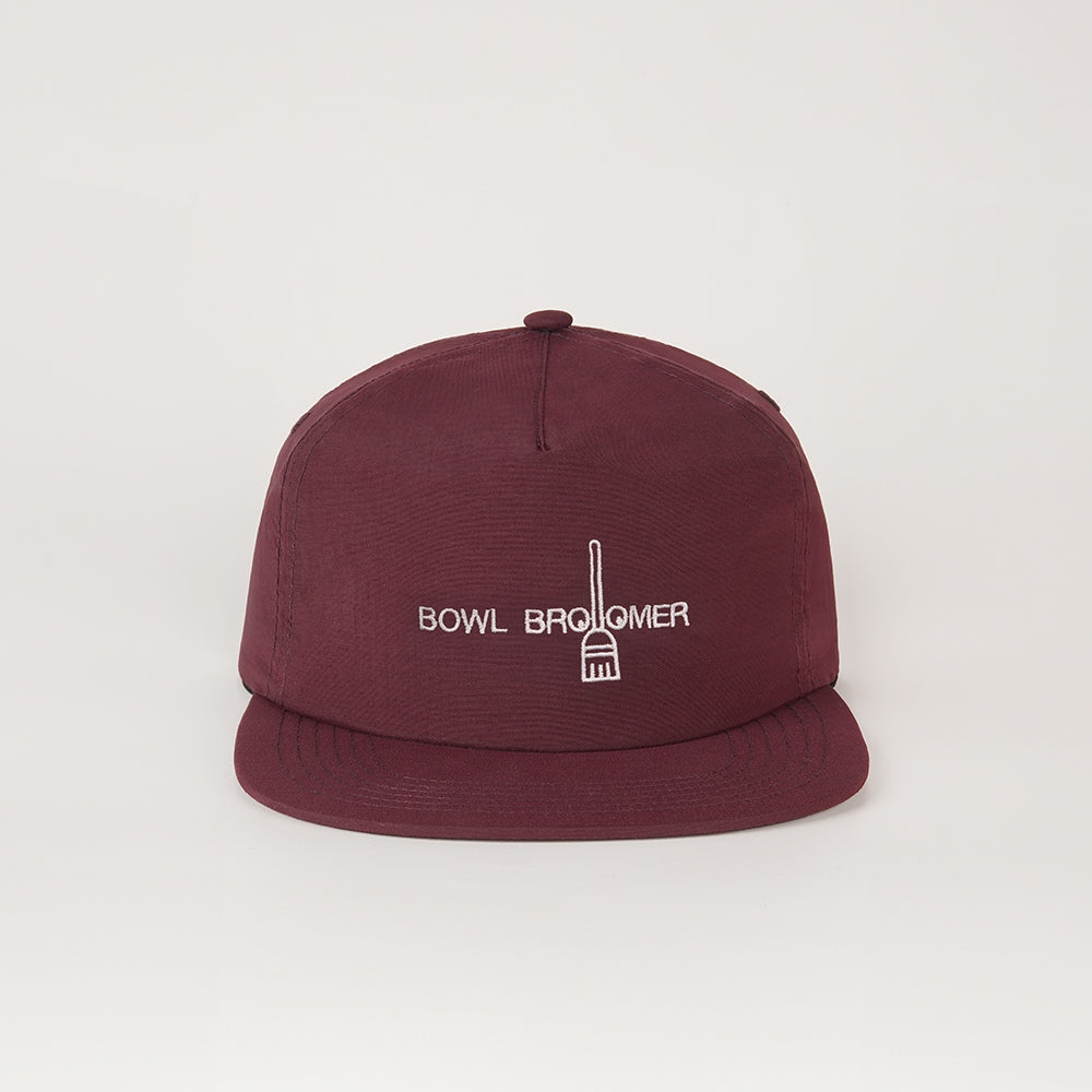 Lucas and Sons Broomer Maroon Cotton Snapback Hat