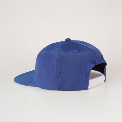 Lucas and Sons Logout Blue Polyester Snapback Hat