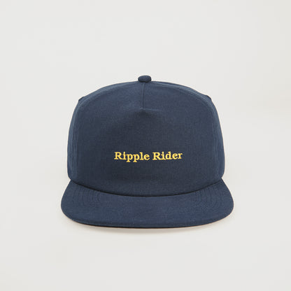 Lucas and Sons Ripple Rider Navy Cotton Snapback Hat