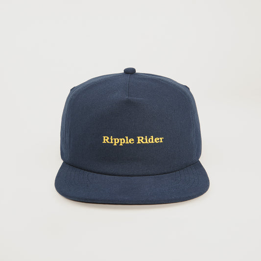 Lucas and Sons Ripple Rider Navy Cotton Snapback Hat