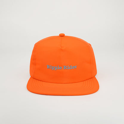 Lucas and Sons Ripple Rider Orange Polyester Snapback Hat