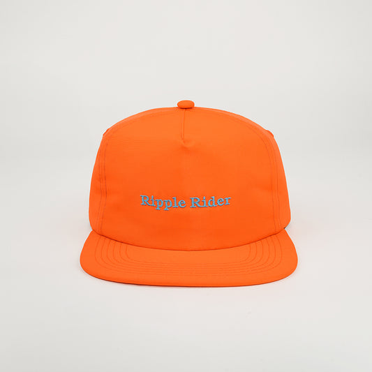 Lucas and Sons Ripple Rider Orange Polyester Snapback Hat