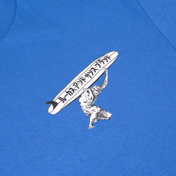Lucas and Sons Atlas Royal Blue Heavy Cotton T-Shirt - Image 4