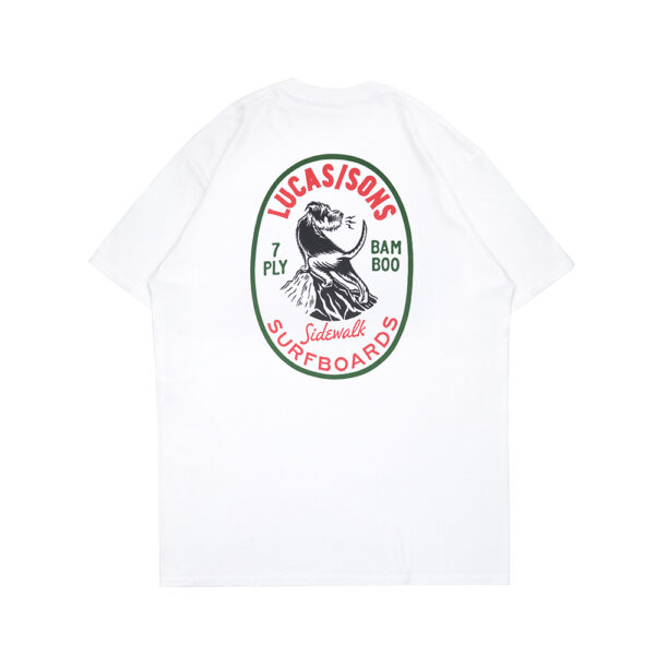 Lucas and Sons Dog White Soft Cotton T-Shirt - Image 3