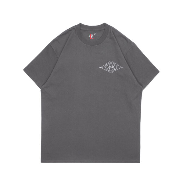 Lucas and Sons Flag Charcoal Soft Cotton T-Shirt