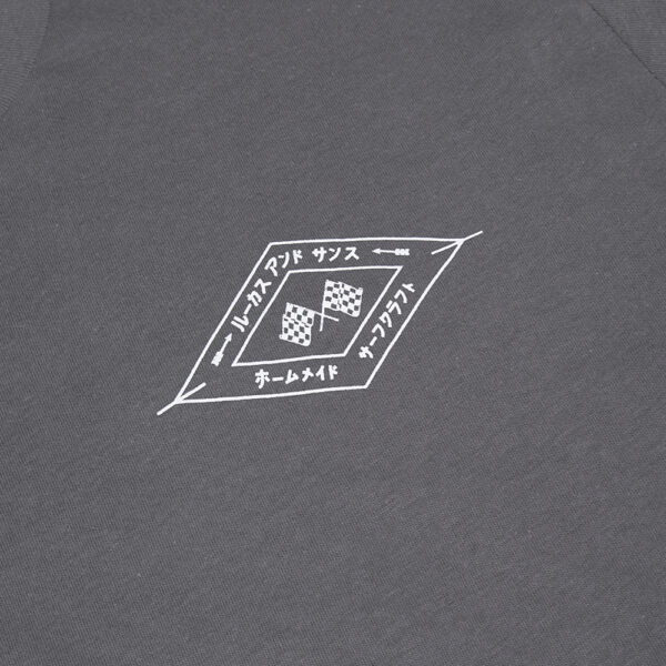 Lucas and Sons Flag Charcoal Soft Cotton T-Shirt - Image 4