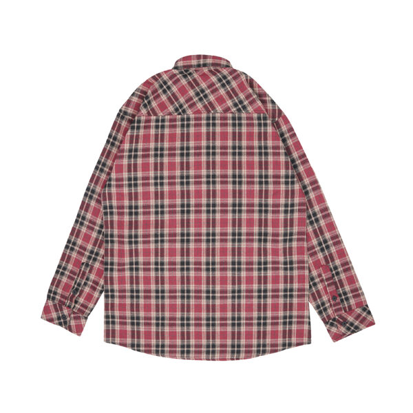 Lucas and Sons Touya Flannel Black Red Flannel Shirts - Image 3