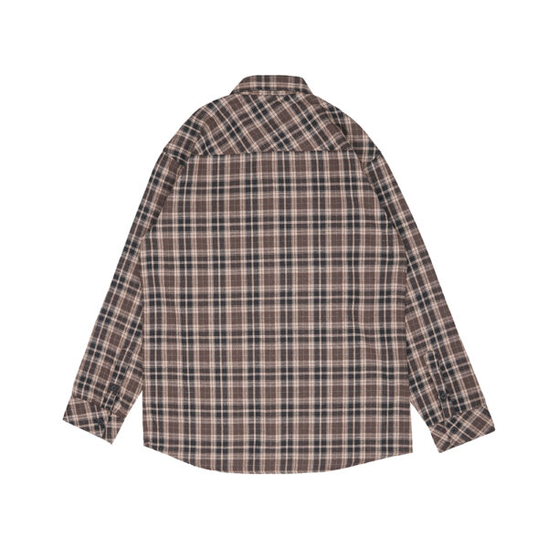 Lucas and Sons Banri Flannel Black Brown Flannel Shirts - Image 3