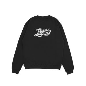 Lucas and Sons Lucas Type Crew Black Fleece Crewneck Sweater