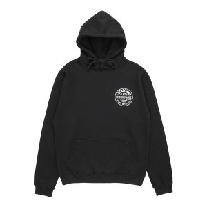 Lucas and Sons Classic Hood Black Fleece Hoodie Sweater