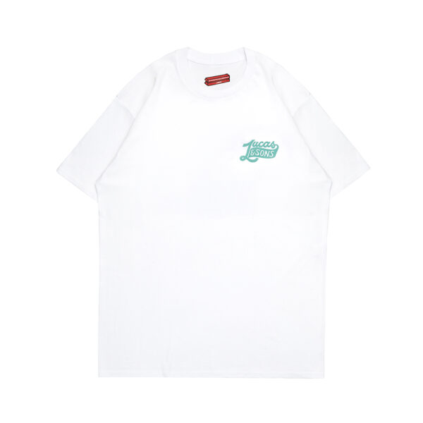 Lucas and Sons Lucas Type Neon White Heavy Cotton T-Shirt
