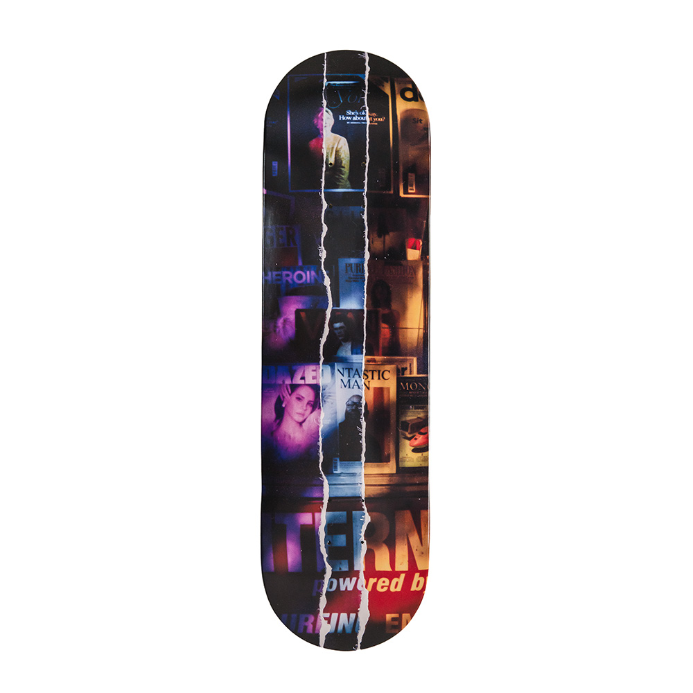 LNS x CCC - LUI ARAKI 8.375" Popsicle Shaped 7-Ply Maple Skateboard Deck